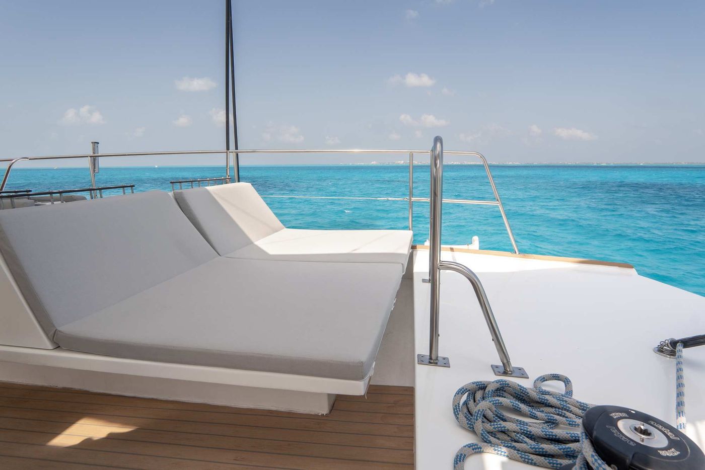 Mayey catamaran sunset Cancun