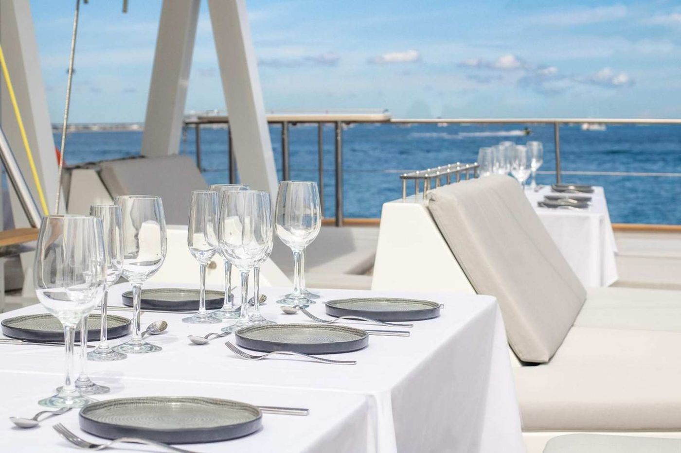 Mayey catamaran sunset Cancun