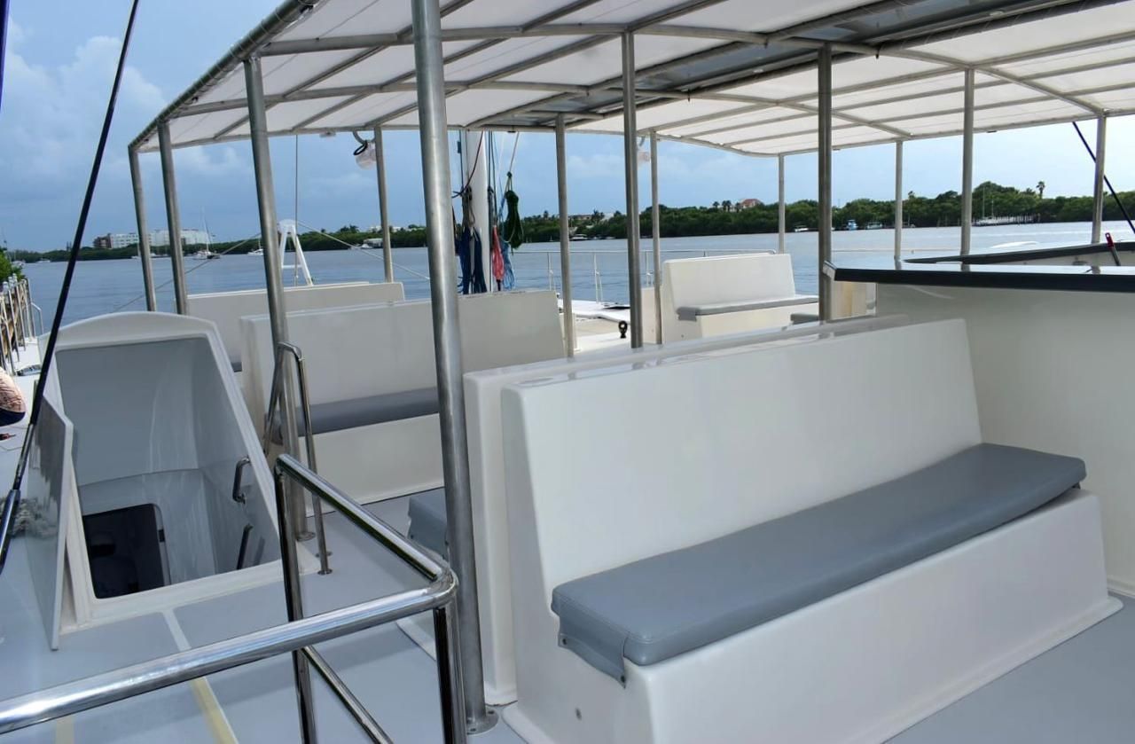 Large Catamaran at Isla Mujeres for 150 People