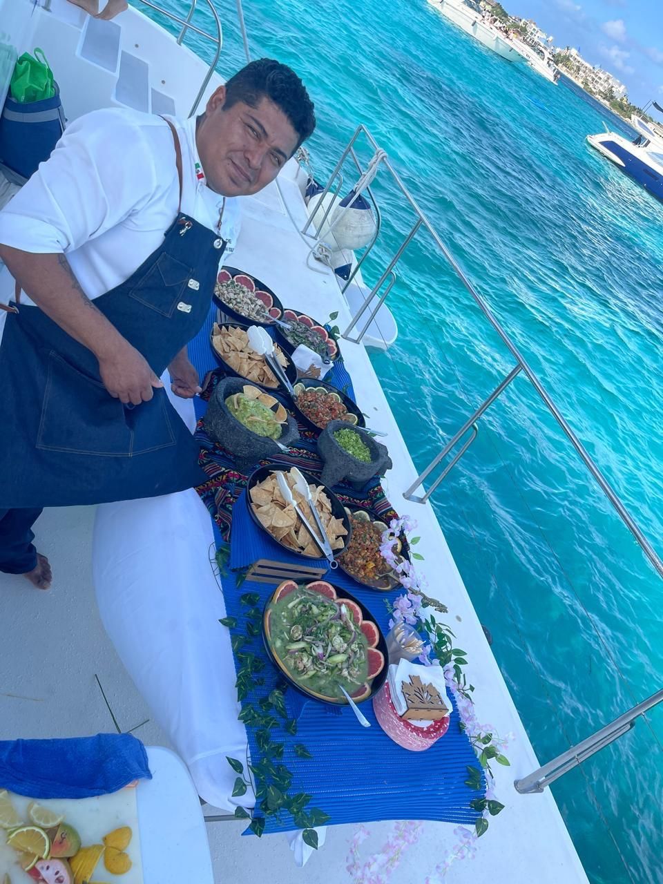 Large Catamaran at Isla Mujeres for 150 People