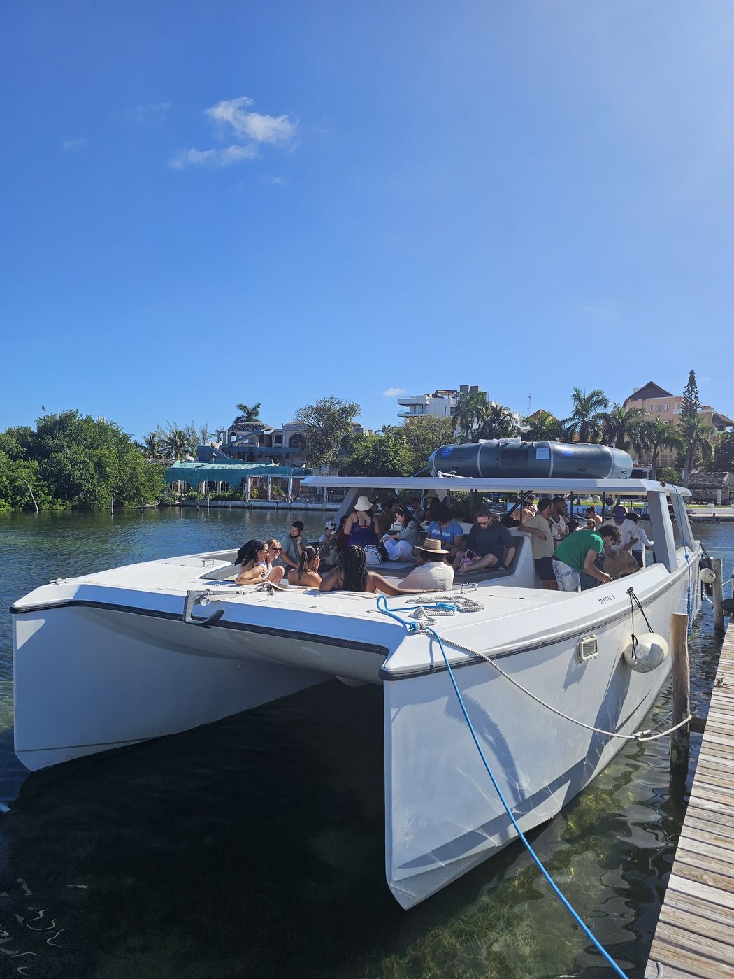 Party Catamaran for 30 to 50 People in Cancun