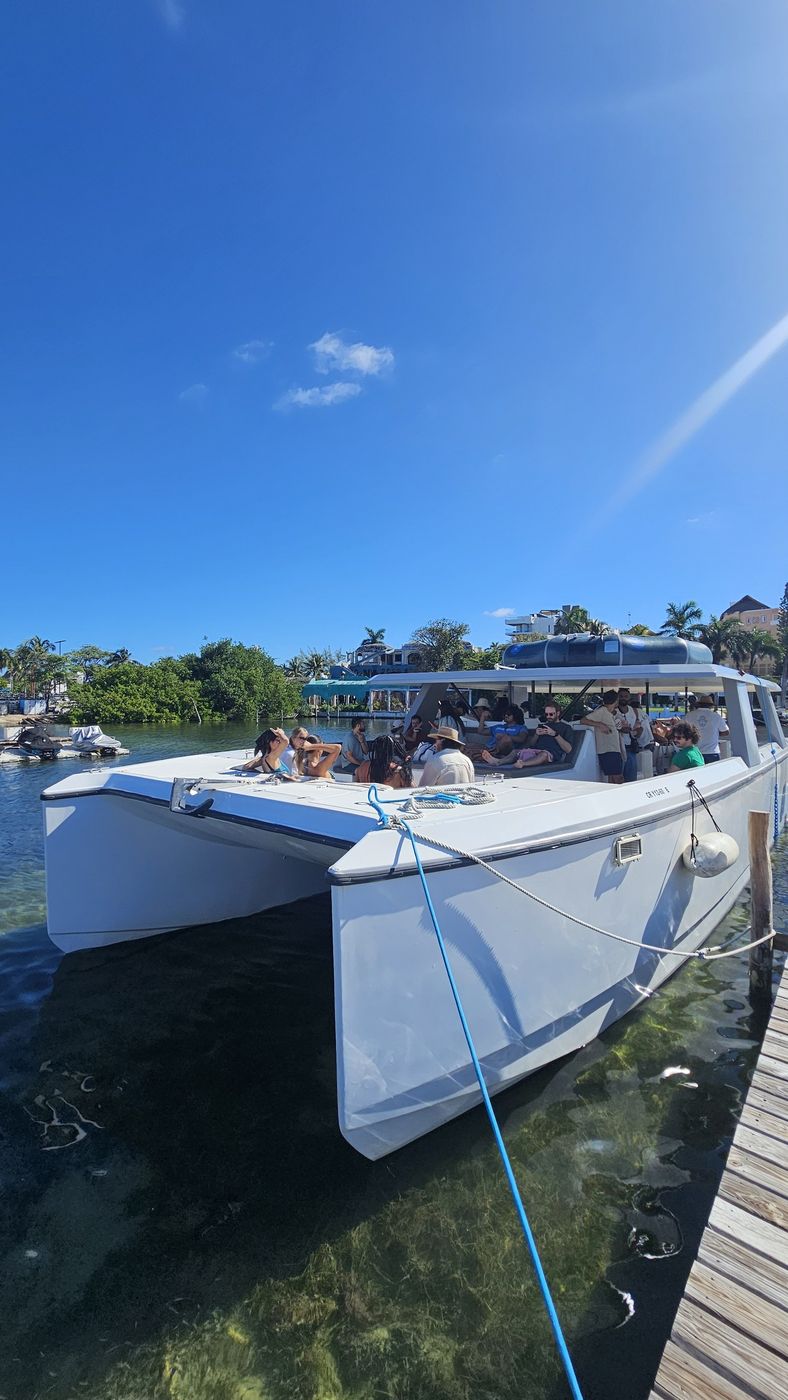 Party Catamaran for 30 to 50 People in Cancun