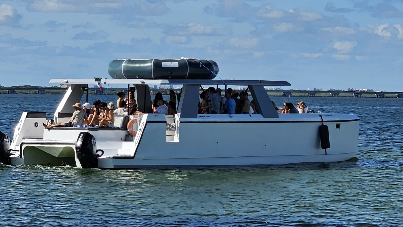 Party Catamaran for 30 to 50 People in Cancun